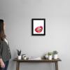 imageThe Novogratz Mouth Full of Metal II White Framed Art Print 15quotx18quotx1quotBlack Frame