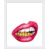 imageThe Novogratz Mouth Full of Metal II White Framed Art Print 15quotx18quotx1quotWhite Frame