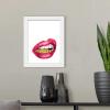 imageThe Novogratz Mouth Full of Metal II White Framed Art Print 15quotx18quotx1quotWhite Frame