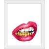 imageThe Novogratz Mouth Full of Metal II White Framed Art Print 15quotx18quotx1quotWhite Frame