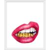 imageThe Novogratz Mouth Full of Metal II White Framed Art Print 15quotx18quotx1quotWhite Frame