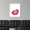 imageThe Novogratz Mouth Full of Metal II White Framed Art Print 15quotx18quotx1quotWhite Frame