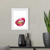 imageThe Novogratz Mouth Full of Metal II White Framed Art Print 15quotx18quotx1quotWhite Frame