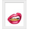 imageThe Novogratz Mouth Full of Metal II White Framed Art Print 15quotx18quotx1quotWhite Frame