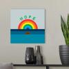 imageThe Novogratz Novogratz Values  Hope Canvas Wall Art Print 12quotx12quotx125quot16 x 16 inch