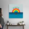 imageThe Novogratz Novogratz Values  Hope Canvas Wall Art Print 12quotx12quotx125quot30 x 30 inch