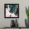 imageThe Novogratz Palm Blush II White Framed Art Print 15quotx15quotx1quotBlack Frame