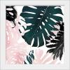 imageThe Novogratz Palm Blush II White Framed Art Print 15quotx15quotx1quotWhite Frame