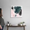 imageThe Novogratz Palm Blush II White Framed Art Print 15quotx15quotx1quotWhite Frame