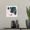 imageThe Novogratz Palm Blush II White Framed Art Print 15quotx15quotx1quotWhite Frame