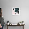 imageThe Novogratz Palm Blush II White Framed Art Print 15quotx15quotx1quotWhite Frame