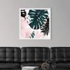imageThe Novogratz Palm Blush II White Framed Art Print 15quotx15quotx1quotWhite Frame