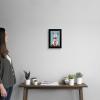 imageThe Novogratz Pom Pom Llama I White Framed Art Print 15quotx21quotx1quotBlack Frame