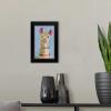 imageThe Novogratz Pom Pom Llama III White Framed Art Print 15quotx21quotx1quotBlack Frame