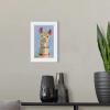 imageThe Novogratz Pom Pom Llama III White Framed Art Print 15quotx21quotx1quotWhite Frame