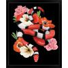 imageThe Novogratz Red Sweet Serpent I White Framed Art Print 15quotx18quotx1quotBlack Frame
