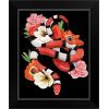 imageThe Novogratz Red Sweet Serpent I White Framed Art Print 15quotx18quotx1quotBlack Frame