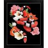 imageThe Novogratz Red Sweet Serpent I White Framed Art Print 15quotx18quotx1quotBlack Frame