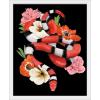 imageThe Novogratz Red Sweet Serpent I White Framed Art Print 15quotx18quotx1quotWhite Frame