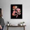 imageThe Novogratz Red Sweet Serpent II White Framed Art Print 15quotx18quotx1quotBlack Frame