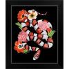 imageThe Novogratz Red Sweet Serpent II White Framed Art Print 15quotx18quotx1quotBlack Frame