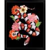 imageThe Novogratz Red Sweet Serpent II White Framed Art Print 15quotx18quotx1quotBlack Frame