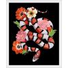 imageThe Novogratz Red Sweet Serpent II White Framed Art Print 15quotx18quotx1quotWhite Frame