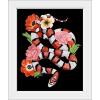 imageThe Novogratz Red Sweet Serpent II White Framed Art Print 15quotx18quotx1quotWhite Frame