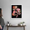 imageThe Novogratz Red Sweet Serpent II White Framed Art Print 15quotx18quotx1quotWhite Frame