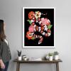 imageThe Novogratz Red Sweet Serpent II White Framed Art Print 15quotx18quotx1quotWhite Frame