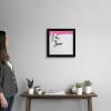 imageThe Novogratz Spaceman II White Framed Art Print 15quotx15quotx1quotBlack Frame