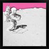 imageThe Novogratz Spaceman II White Framed Art Print 15quotx15quotx1quotBlack Frame