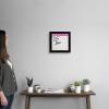 imageThe Novogratz Spaceman II White Framed Art Print 15quotx15quotx1quotBlack Frame