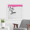imageThe Novogratz Spaceman II White Framed Art Print 15quotx15quotx1quotWhite Frame