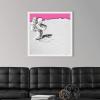 imageThe Novogratz Spaceman II White Framed Art Print 15quotx15quotx1quotWhite Frame