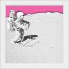 imageThe Novogratz Spaceman II White Framed Art Print 15quotx15quotx1quotWhite Frame