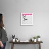 imageThe Novogratz Spaceman II White Framed Art Print 15quotx15quotx1quotWhite Frame