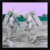 imageThe Novogratz Spaceman IV White Framed Art Print 15quotx15quotx1quotBlack Frame
