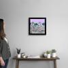 imageThe Novogratz Spaceman IV White Framed Art Print 15quotx15quotx1quotBlack Frame