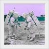 imageThe Novogratz Spaceman IV White Framed Art Print 15quotx15quotx1quotWhite Frame