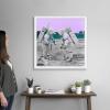 imageThe Novogratz Spaceman IV White Framed Art Print 15quotx15quotx1quotWhite Frame