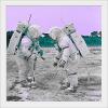 imageThe Novogratz Spaceman IV White Framed Art Print 15quotx15quotx1quotWhite Frame
