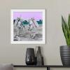 imageThe Novogratz Spaceman IV White Framed Art Print 15quotx15quotx1quotWhite Frame