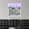 imageThe Novogratz Spaceman IV White Framed Art Print 15quotx15quotx1quotWhite Frame
