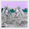 imageThe Novogratz Spaceman IV White Framed Art Print 15quotx15quotx1quotWhite Frame