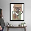 imageThe Novogratz Sunbathing in Tropics I White Framed Art Print 15quotx18quotx1quotBlack Frame