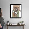 imageThe Novogratz Sunbathing in Tropics I White Framed Art Print 15quotx18quotx1quotBlack Frame