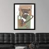 imageThe Novogratz Sunbathing in Tropics I White Framed Art Print 15quotx18quotx1quotBlack Frame