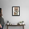 imageThe Novogratz Sunbathing in Tropics I White Framed Art Print 15quotx18quotx1quotBlack Frame