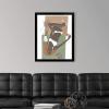 imageThe Novogratz Sunbathing in Tropics I White Framed Art Print 15quotx18quotx1quotBlack Frame